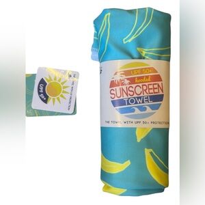 Banana Sunscreen Towel- kids